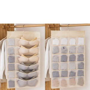 Tas pakaian dalam lemari pembesar, tas pakaian Dalam lipat, tas penyimpanan pakaian, tas kaus kaki <span class=keywords><strong>Organizer</strong></span> <span class=keywords><strong>Bra</strong></span> gantung dengan saku jaring - Product Image 4