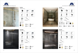 <span class=keywords><strong>Accessori</strong></span> per Bagno, Sistema per <span class=keywords><strong>Porte</strong></span> <span class=keywords><strong>Scorrevoli</strong></span> in Vetro per Doccia, Hardware per Tubi Quadrati 30*10mm - Product Image 5