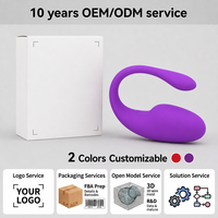 10 Jahre OEM ODM Service 2 Farben Anpassbar Professionelle FBA-Vorbereitung IPX7 Wasserdicht App-Fernbedienung Sexspielzeug Vibrator