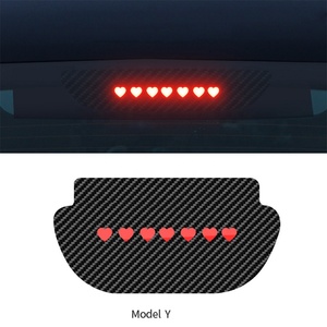 Autocollant pour feux de freinage Accessoires de voiture Autocollant de modification de projection de feux de freinage pour <span class=keywords><strong>Tesla</strong></span> Model Y - Product Image 1