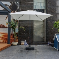 Parasol de marché avec manivelle, pour publicité extérieure, café, terrasse, pliable, pare-soleil, jardin, golf, et bases