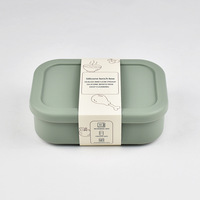 Eversoul Contenants à collation sans BPA pour micro-ondes et lave-vaisselle Boîte à bento Conteneurs de stockage des aliments Boîte à lunch en silicone pour enfants