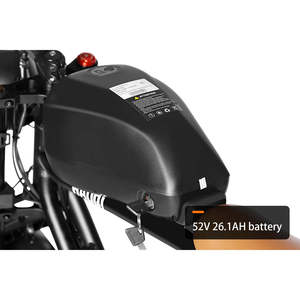 มอเตอร์ไซค์รับรองมาตรฐาน HAOQI รุ่นพรีเมียม 52V 26.1AH 1000W มอเตอร์ขับเคลื่อนล้อหลัง รับน้ำหนักได้ 400 ปอนด์ รับรองมาตรฐาน 5 ระดับ - Product Image 6