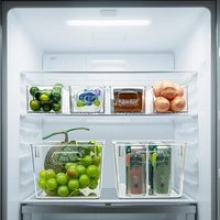 Meilleures ventes : 4 grands et 6 petits contenants de rangement empilables pour l'organisation du garde-manger