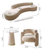 Fauteuil d'Appoint Milieu de Siècle Relaxation Luxe Moderne Nouveauté Meuble d'Accent Salon