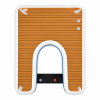 Plateforme aquatique gonflable en PVC Drop Stitch, quai flottant, équipement de sports nautiques, bateau à moteur, jet ski, île flottante