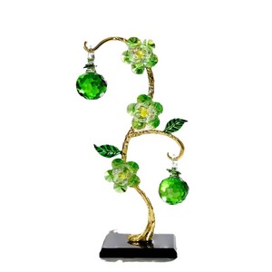 Vente directe d'usine Style chinois cristal pommier ornement bonne chance floraison fleur pierre créative maison comptoir affichage - Product Image 5