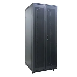 Bolein estándar de 19 "32U 37U 42U 47U SPCC de ventilación de malla Puerta de piso interior servidor en Rack FDD gabinete de servidor de red