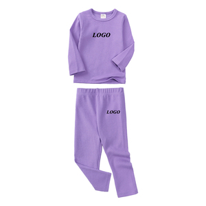 Pyjamas en coton personnalisés pour enfants, pyjamas d'hiver pour enfants, ensembles de vêtements pour garçons et filles, ensembles de vêtements de détente pour enfants, sous-vêtements, ensembles de vêtements pour enfants - Product Image 6