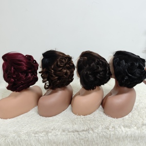 Letsfly 31.7$ Promotion Glueless 13x4 Lace Frontal <b>Wigs</b> 12A Bouncy Loose 100% <b>Human</b> <b>Hair</b> <b>Wigs</b> Raw Virgin <b>Hair</b> Wholesale 200gram - Product Image 6