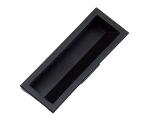 LS537 Square Recessed Invisible <strong>Handles</strong> <strong>Flush</strong> Pull Cabinet and Closet <strong>Door</strong> <strong>Handle</strong> for Furniture Lock Cylinders - Product Image 2