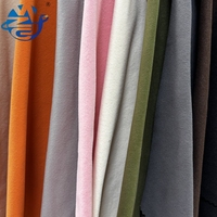 Tela de Felpa de Spandex/Poliéster de 280g, Ecológica, Transpirable, Lisa, para Niñas, Otoño/Invierno, Cálida, Retención de Calor