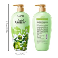 1000ml Olijfvrucht Douchegel - Verfrissende Botanische Bodywash voor Dieptereiniging & Langdurige Geur Familieformaat Hydraterende Bodywash