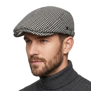 OEM ODM FACTORY Vintage Retro Plaid Ivy Newsboy Caps New Autumn Winter <b>Beret</b> Hats for Men Women Casual Party Street Formal Wear - Product Image 3