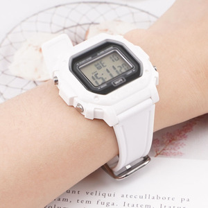 カシオ F91W/F84/F105/108/A158/168/AE1200/1300用 18mm シリコンラバー時計バンド/ストラップ - Product Image 5