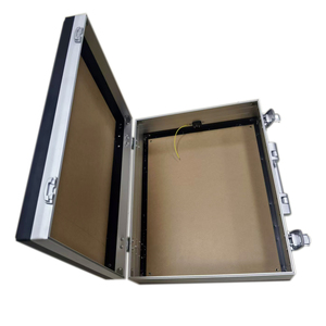 Boîte à outils brevetée en alliage d'aluminium avec bouchons Boîte à instruments Boîte à outils de stockage de matériel <span class=keywords><strong>Valise</strong></span> avec éponge - Product Image 5