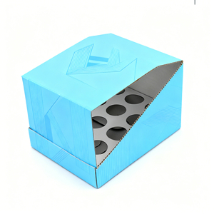 กล่องกระดาษลูกฟูกสำหรับวางเคาน์เตอร์พิมพ์ลายกำหนดเองได้กระดาษคราฟท์รีไซเคิลได้ - Product Image 5