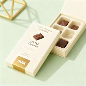 Biodegradable Edible Paper Cardboard Eco <b>Packaging</b> Recyclable Material Lightweight Durable Portable Chocolate Bar <b>Packaging</b> Box - Product Image 3