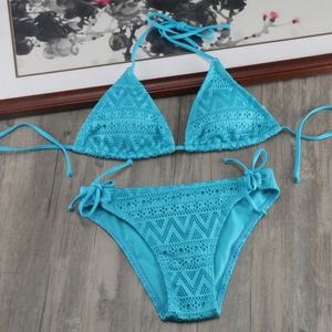 Conjunto de bikini retro hueco XXL de lujo de una pieza con tirantes, push-up, cintura bajo el busto, tiras en V, de secado rápido, sexy, de 2 piezas para playa - Product Image 4
