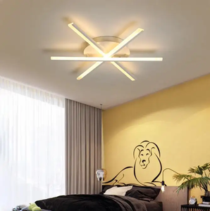 Lámpara de Techo Moderna de Metal y Acrílico, LED, Empotrada, Giratoria, con Diseño de Rayos de Sol, 6000k AC, para Sala de Estar y Dormitorio - Product Image 2