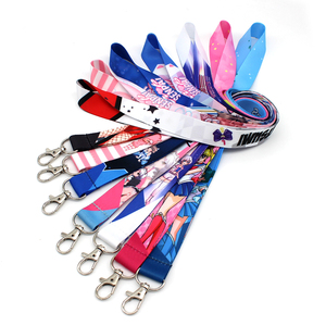 Custom Logo Card Holder Neck Lanyard Printed Nylon Polyester Promotional Accessories