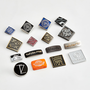 Pabrik kustom mikrofon logo pelat logam paduan seng die casting plating <span class=keywords><strong>arc</strong></span> piring alumina label papan nama - Product Image 2