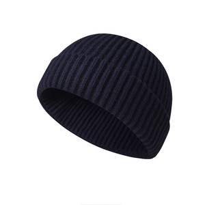 Bonnet <span class=keywords><strong>d</strong></span>'hiver tricoté avec LOGO personnalisé Mode hip hop couleur unie Bonnet tricoté tête de mort - Product Image 2