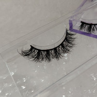 Extensions de cils ailées en fibres végétales russes de 15 mm du fournisseur, effet naturel et volumineux, courbure D, cils réalistes