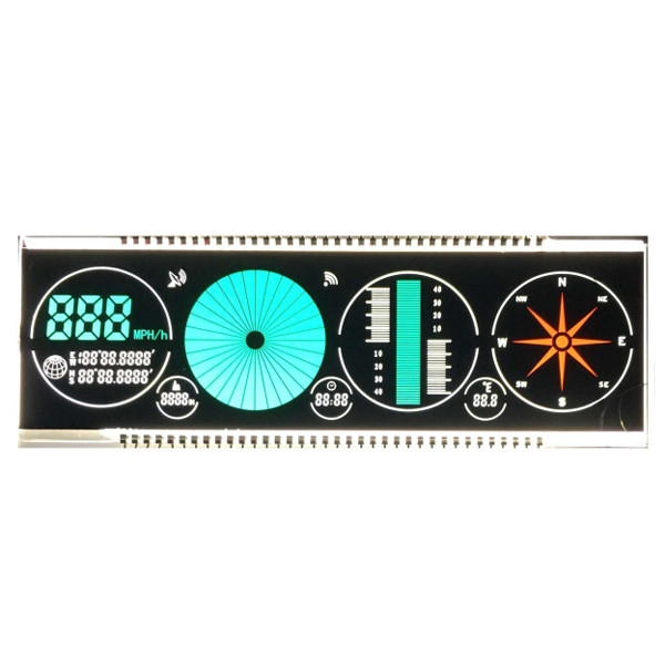 128x64 VATN Graphic LCD Display Module Monochrome White Blue Backlight for Industrial Meter and Control Panel