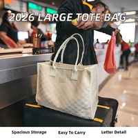Sac fourre-tout sur mesure MAY ZOO 2026, nouvelle tendance, mode, vente en gros, grande taille, résistant à l'eau, automne, PVC, doublure en feutre non tissé, pour femmes