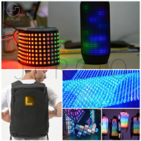 Mur 3D ultra-lumineux SMD2427 LED Matrix | XT1511 Mini 8x32 Configs pour installations d'art/éclairage d'exposition (CE/RoHS)