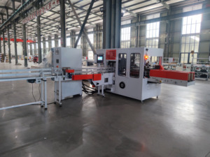 Macchina per Confezionamento Tridimensionale di Fazzoletti Morbidi Completamente Automatica Xinyun, Motore con Riduttore, 100-150 Pacchetti/Min, 380V 50Hz, Certificazione CE - Product Image 4