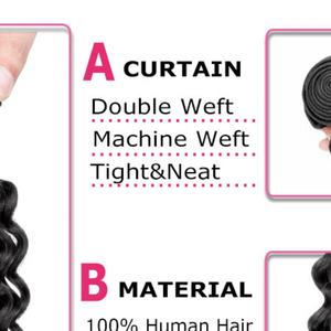 Perruque en cheveux humains vierges brésiliens bouclés, dentelle complète 360, dentelle frontale 13x4 13x6, vague profonde lâche de 30 pouces, transparente HD, pré-épilée - Product Image 5