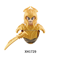 Hot X0315 Medieval Knight Warcraft Elven Guard Warrior Archer Building Block Mini figuras de acción Set juguetes educativos para niños