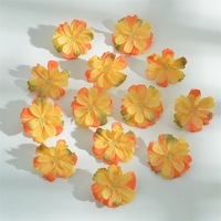 Têtes de fleurs artificielles en soie de couleurs mélangées en gros pour bricolage, fleurs pour toile de fond de mariage, mur de fleurs, décoration de fête, OEM