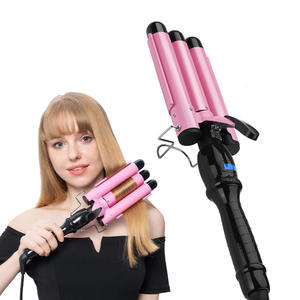 <span class=keywords><strong>Styler</strong></span> capillaire modèle classique, boucleur à 3 barils, technologie Water Wave, fonctionnement silencieux, baguette à boucler électrique pour femmes 2025 - Product Image 2