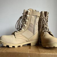 Chaussures de protection en tissu Oxford pour entraînement en plein air, randonnée, bottes tactiques de sécurité dans le désert