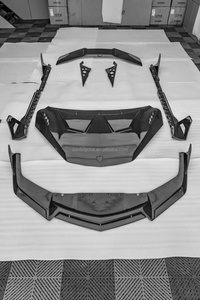 ชุดแต่งคาร์บอนไฟเบอร์แห้งสำหรับ Lamborghini Revuelto duke ประกอบด้วยลิ้นกันชนหน้า, ดิฟฟิวเซอร์, สปอยเลอร์, ฝากระโปรง, สเกิร์ตข้าง, กันชน Revuelto - Product Image 2