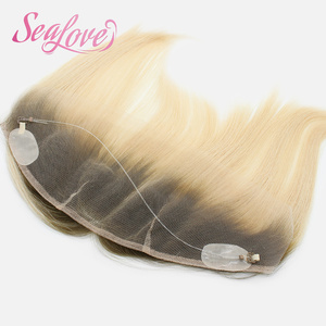 Extension per <span class=keywords><strong>Capelli</strong></span> Halo di Alta Qualità con Frangia, 14 Pollici, <span class=keywords><strong>Capelli</strong></span> Umani <span class=keywords><strong>Veri</strong></span>, Topper per <span class=keywords><strong>Capelli</strong></span> con Frangia - Product Image 3