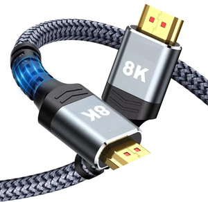 <span class=keywords><strong>Câble</strong></span> coaxial haute vitesse NKIWI 8K avec blindage combiné (<span class=keywords><strong>mâle</strong></span>-<span class=keywords><strong>mâle</strong></span>) pour moniteur, ordinateur, projecteur, ordinateur portable, HDTV - Product Image 1