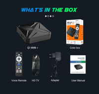 Ihomemix Fabricación OEM Personalizada RK3518 Android 14 Quad Core Wifi de Doble Banda BT 5.0 Smart Android TV Box Set Top Box Q1 MINI+