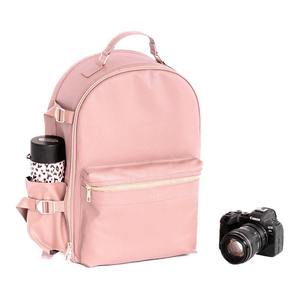 <span class=keywords><strong>Sac</strong></span> à dos pour appareil <span class=keywords><strong>photo</strong></span> en cuir PU OEM du fabricant, avec compartiment pour objectif DSLR, idéal pour les photographes et les équipements <span class=keywords><strong>photo</strong></span>, parfait pour les voyages - Product Image 2
