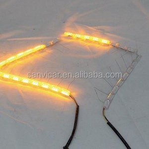 Hot Selling Led Flexible Drl Strip Daytime Running Light Universal Led Strip Sequential Drl Dual Color Car Retrofit Kit - Product Image 5
