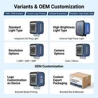 Sensor de Visión Inteligente con IA, Verificado por el Fabricante, IP67, Profinet, EtherNet/IP, USB, Aprendizaje Profundo, OEM, Directo de Fábrica, en Stock