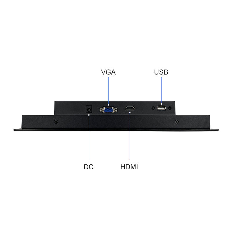 Wholesale 12-Inch IP65 Waterproof VESA Mount Square Embedded Computer Industrial Use True Flat PCAP IPS Fanless Multi-OS Support