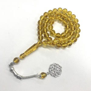 Personalisierte Transparente Harz Tasbih Gebetskette Klassisches Islamisches Rosenkranz-Armband in Kugelform für Muslimische Religiöse Praktiken - Product Image 6
