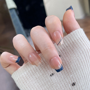 Échelle courte portable haut de gamme peau nue embouts d'ongles faits à la main français détachables Xiaohongshu vente chaude faux ongles - Product Image 2