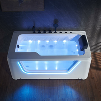 Baignoire de massage personnalisée avec bulle d'air Foshan Fournisseur d'usine Bon prix Vente chaude et de luxe Jacuzzier