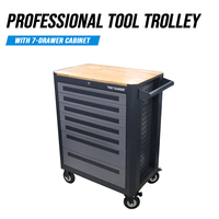 Chariot à outils professionnel à 7 tiroirs, capacité de charge de 150 kg, garantie de 3 ans pour garage, avec 273 pièces, ensembles d'outils avec plateau en mousse
