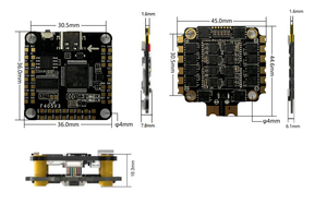 Drone Crossover Aircraft and Accessories Flying Tower pour des vols longs et rapides avec une capacité de charge de 405 50A - Product Image 6